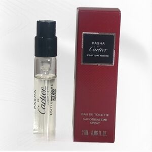 NWT PASHA DE CARTIER EDITION NOIRE EDT SAMPLE!